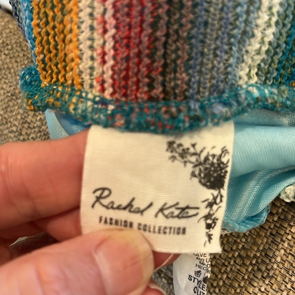 Striped Multicolored Mod Shorts - Picture 6 of 7